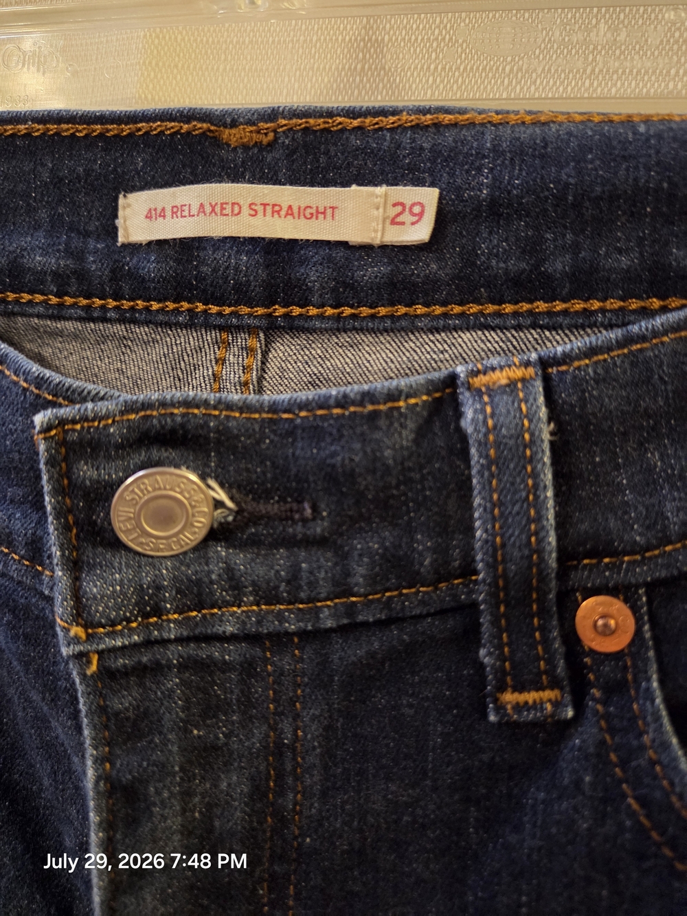 Dark Indigo Women’s Jeans Levi's - Picture 4 of 10